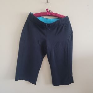 4/$15 SALE Capris Black Large Workout Athletic Lounge Pants Bottoms